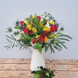 Christmas Hand-Tied 100% British Posy