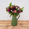 A bunch of Cornish Scented Pinks & Sweet William in shades of Pink, white, reds and purples. Vase not included.