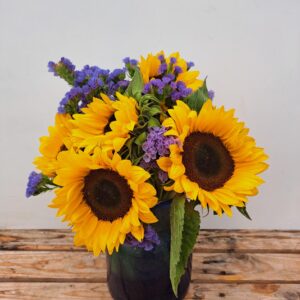Sunflowers & Statice